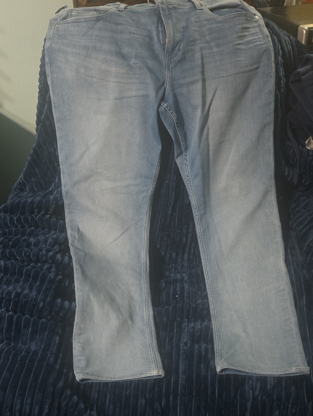 Light Blue men's Straight-Leg Jeans